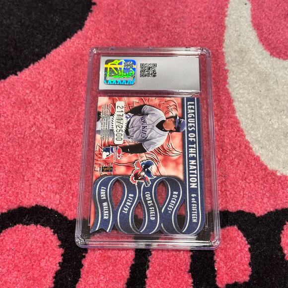 Larry Walker & Ken Griffey Jr – 1997 Leaf Leagues of the Nation CSG 10 Gem Mint - Picture 5 of 6